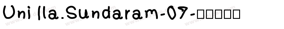 Uni Ila.Sundaram-07字体转换